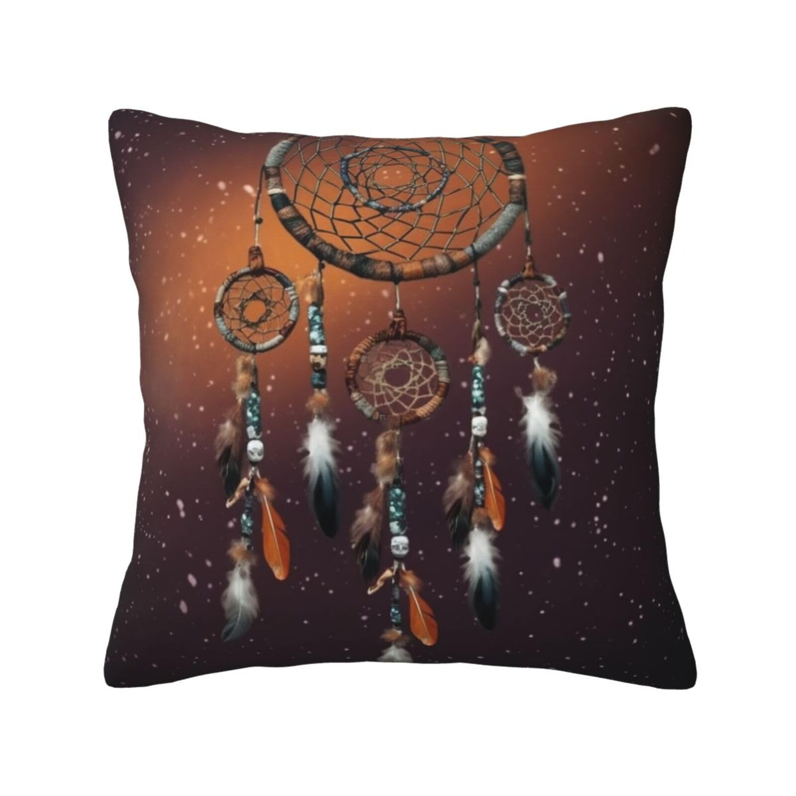 FodPand Star Dream Catcher Throw Pillow Covers 12"X12" Super Soft Cozy Pillows Case Morden Decorative Cushion Cover for Sofa Couch Bed Home Decor