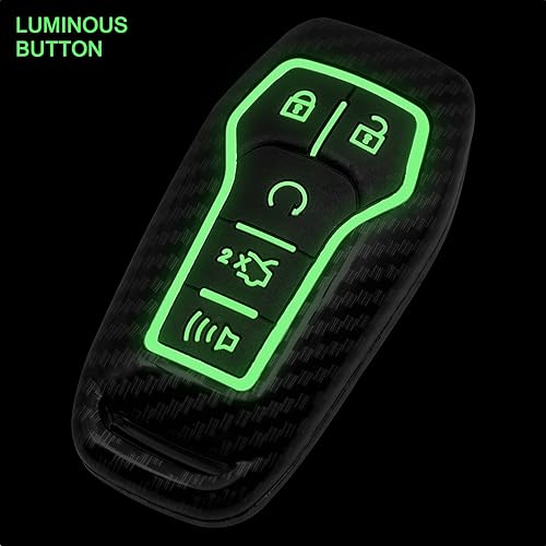 Miniatura 2 de TANGSEN Funda inteligente para llavero compatible con Ford Edge Explorer F-150 F-250 Fusion Mondeo Taurus para Mustang para Lincoln MKC MKX MKZ de