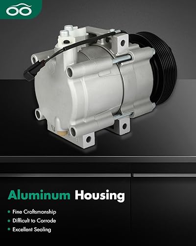 Miniatura 3 de SCITOO Compresor de CA para 2007-2013 para Ford E-150 Econoline para E-250 para E-350 Econoline Super Duty Econoline Van Wagon para Mustang 4.6L