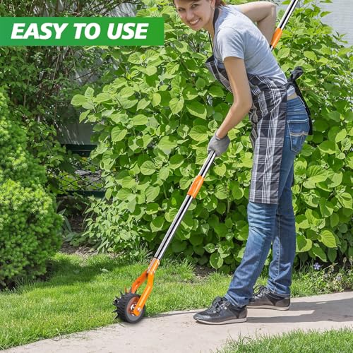 image for LASTOOLS Wheel Rotary Edger Lawn Tool, Sidewalk 66.7Inch Manual Lawn E