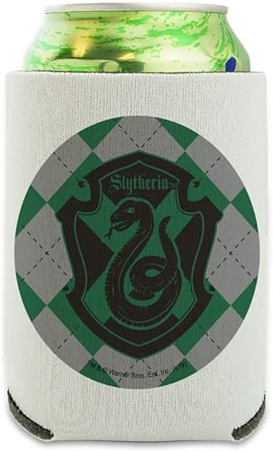 Harry Potter Slytherin Plaid Sigil - Enfriador de latas Funda aislante plegable Soporte aislado para bebidas