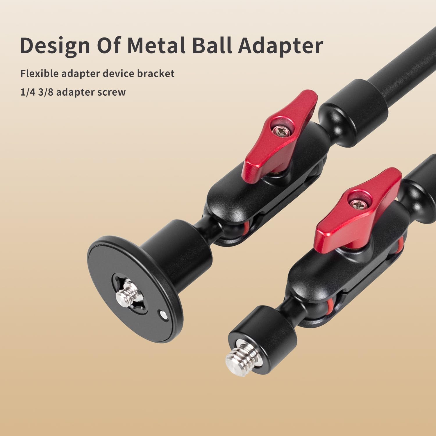 Wall Mounted Phone Holder Magic Arm 360° Rotation Adjustable Metal Base Screw in Wall Sturdy for Kitchen Bedroom Home 32 Inch ABS Phone Clip