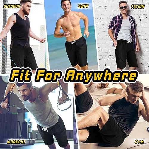 Image of Mens Swimming Trunks Swim Trunks Quick Dry Swim Shorts with Mesh Lining Funny Swimwear Bathing Suits