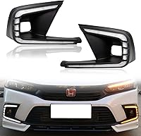 Vista 1 de Switchback - Lámpara LED antiniebla frontal blanco/ámbar, lámpara secuencial diurna de funcionamiento, característica de señal de giro LED