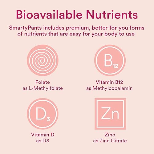 Miniatura 8 de SmartyPants Multivitaminas gommicas de fórmula de mujeres 180 cuentas 30 días de suministro WC180