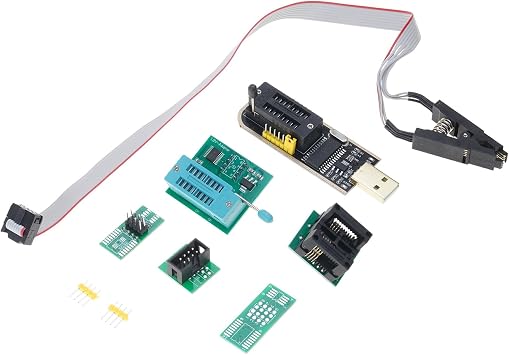 CH341B Programmer Kits USB + SOIC8 SOP8 Test for IC Testing and Chip Programming for Engineers and Enthusiasts