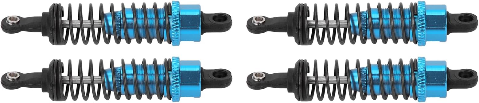 116 RC Car Upgrade Kit, 70mm Metal Oil Filled Shocks with Damping Springs for Enhanced Off-Road Performance