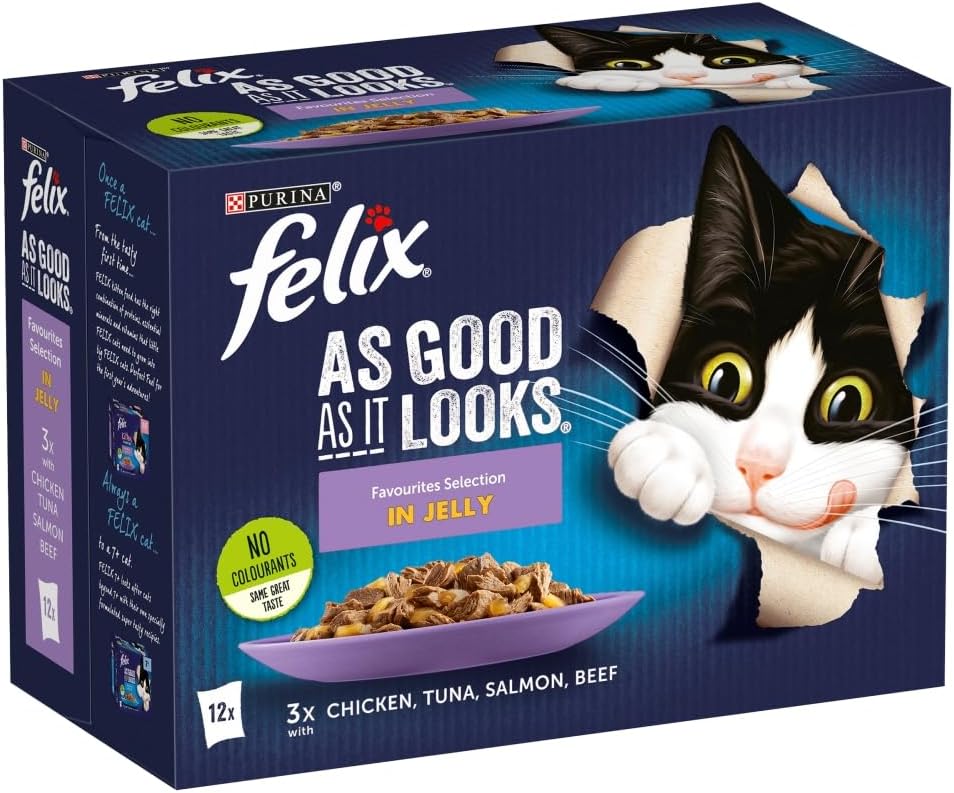 FELIX As Good As it Looks Favourites Selection Wet Cat Food 12x85g