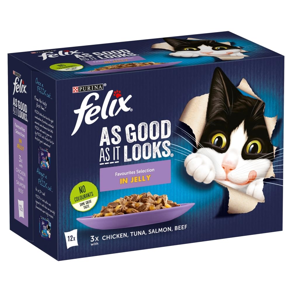 Felix Favourites Selection in Jelly Cat Food 85g