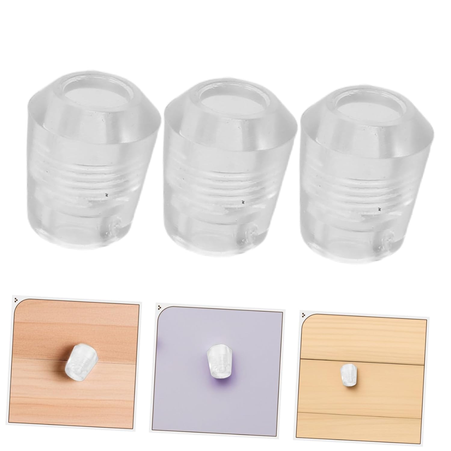 Healifty 2 Pairs Silicone Stethoscope Tips Soft Replacement Ear Pieces Noise-isolating Universal Fit for Clinic Hospital Use