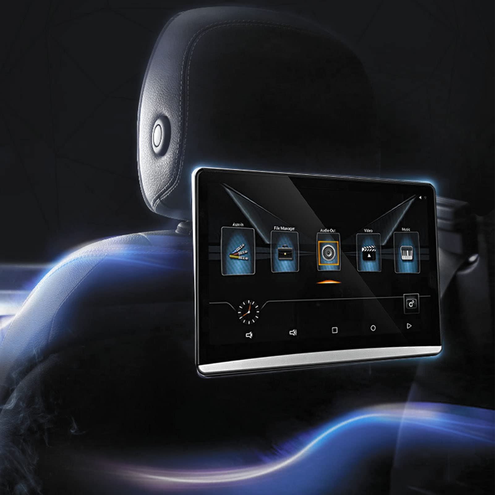 Touch Screen per Monitor Poggiatesta Auto da 11,3 Pollici con10.0, 4K 1080P, 3G16G Rom, Lettore Video per Sedile Posteriore per, Netflix, TikTok, WiFi, USB, 7