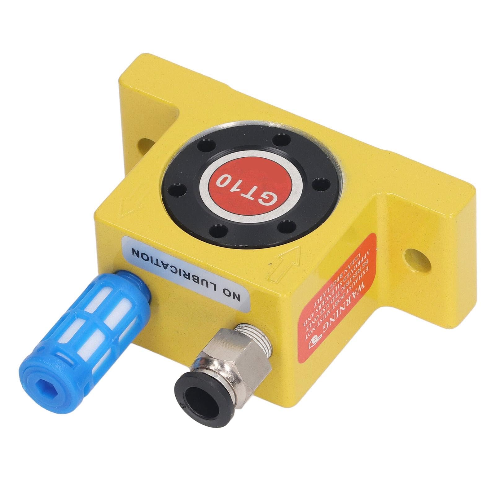 Vibrateur Pneumatique À Turbine Gt10, Vibrateur Industriel Silencieux 1/8", Vibrateur Pneumatique À Turbine en Alliage D'Aluminium G1/8In, Vibrateurs À Faible Bruit Et Haute Puissance de Vibration