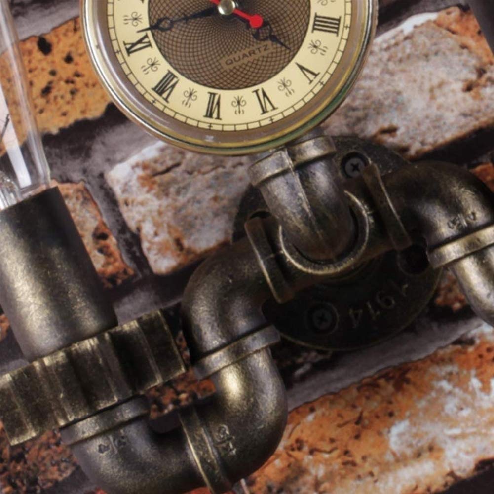 2 Luces Steampunk tubería de Agua lámpara de Pared decoración Interior hogar restaurantes Sala de Estar Cocina Sala de Estudio luz de Pared almacén mesita de Noche Dormitorio Apliques