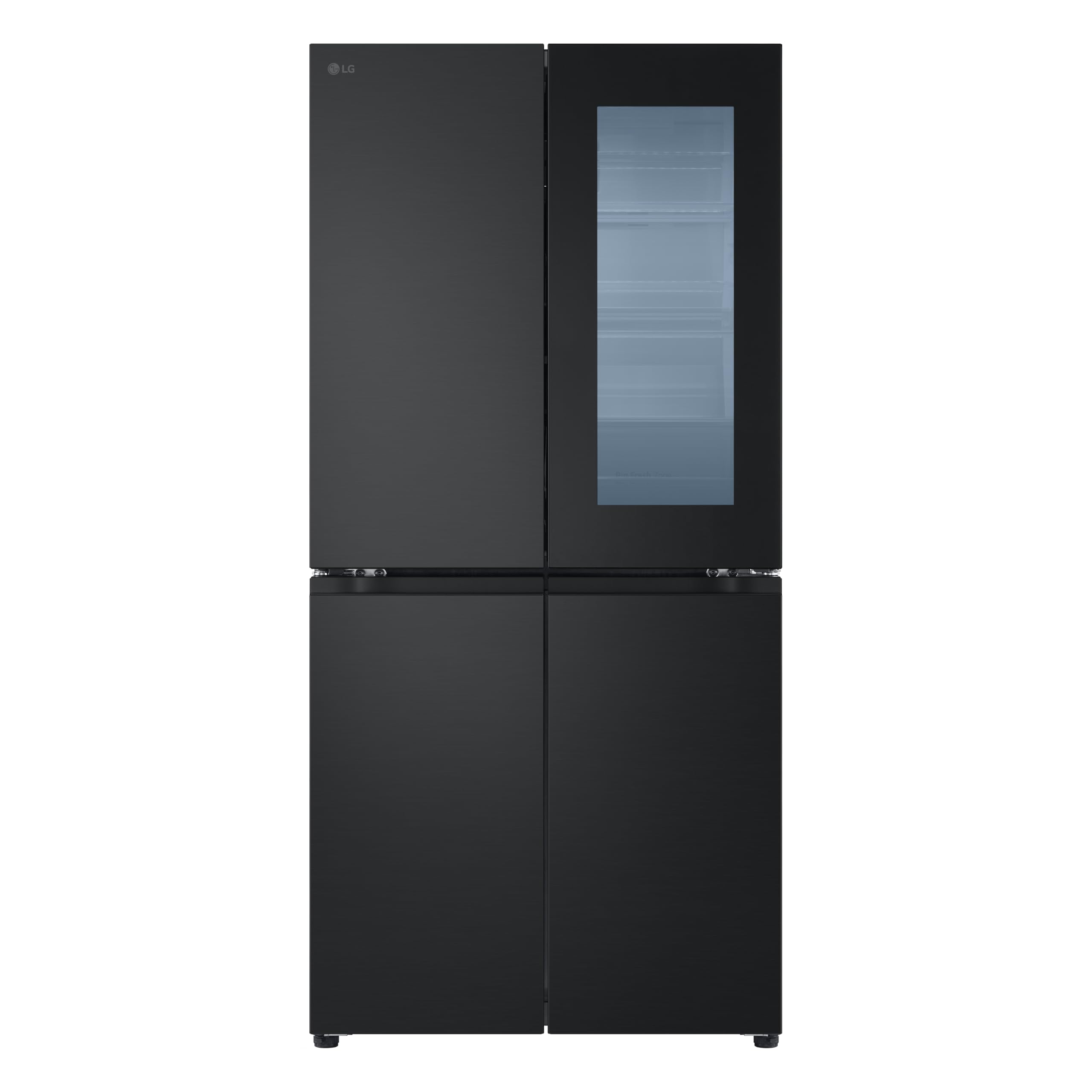 LG GMV860EPDE Frigorifero Slim Multidoor InstaView, Classe E, 530L, Wi-Fi, Linear Cooling, Total No Frost, Controllo da Remoto, Smart Diagnosis, Larghezza 835mm, Nero Opaco