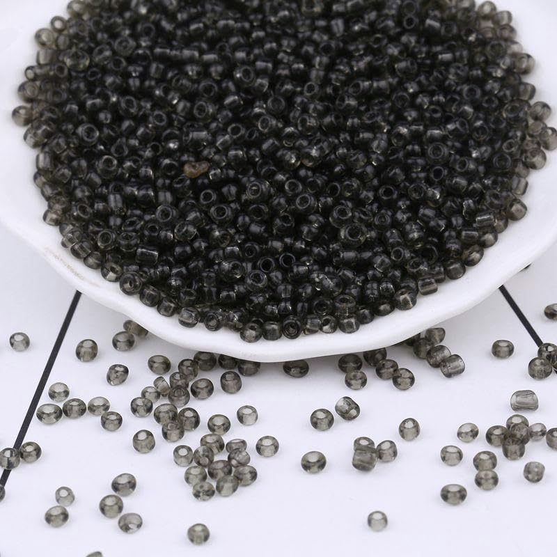 THAYLA 30000 szt., 3 mm, okrągłe niebieskie szklane koraliki do produkcji biżuterii, koraliki ryżowe, mini koraliki do bransoletki, DIY, rzemiosło, rurka