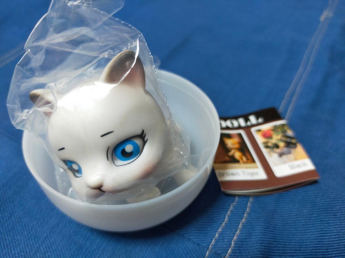 Amazon.co.jp: カプセルドール ネコ CAPSULE DOLL 猫 White ホワイト 