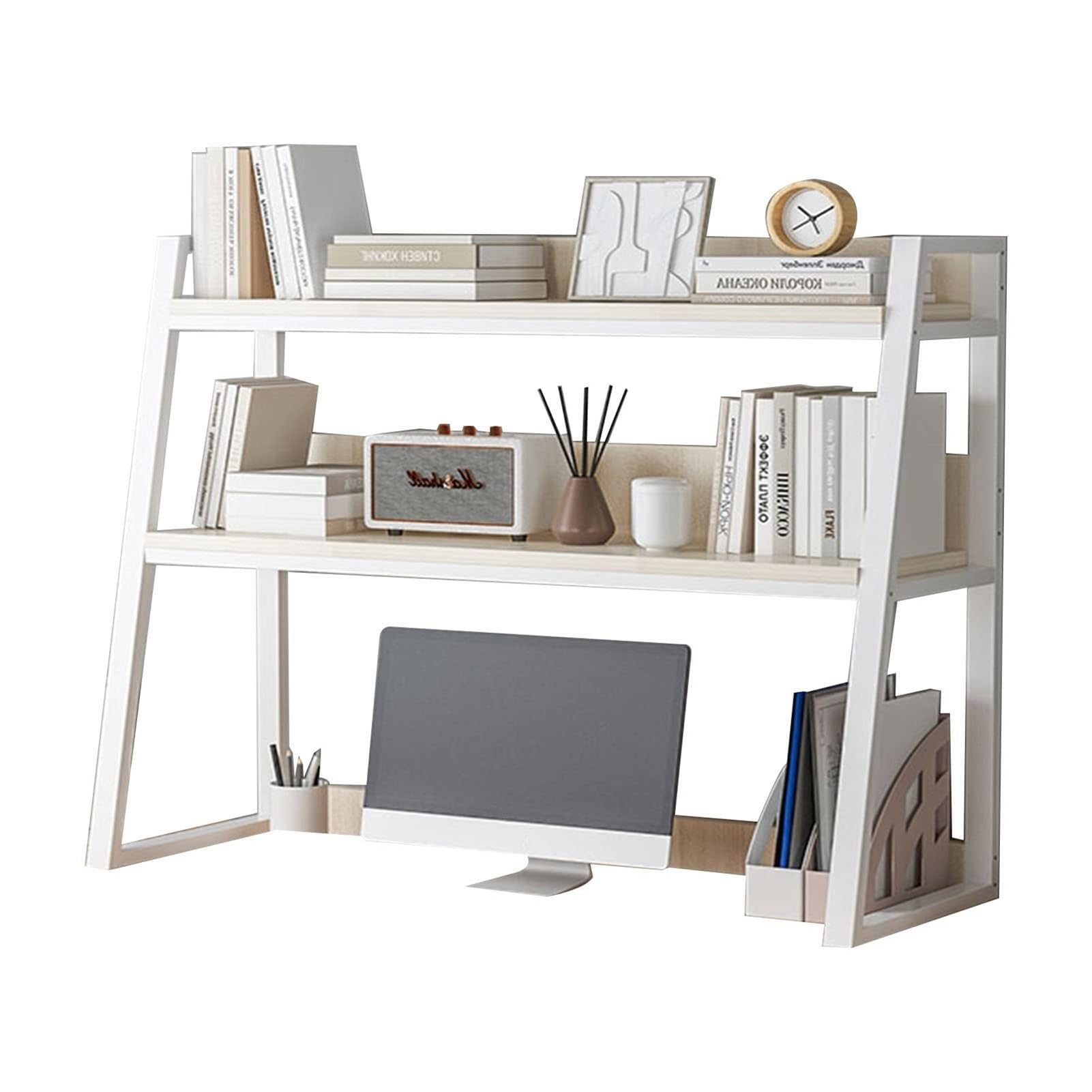 Printer Stand Leadrop 2 Tier Desktop Bookshelf Multifunctional ...