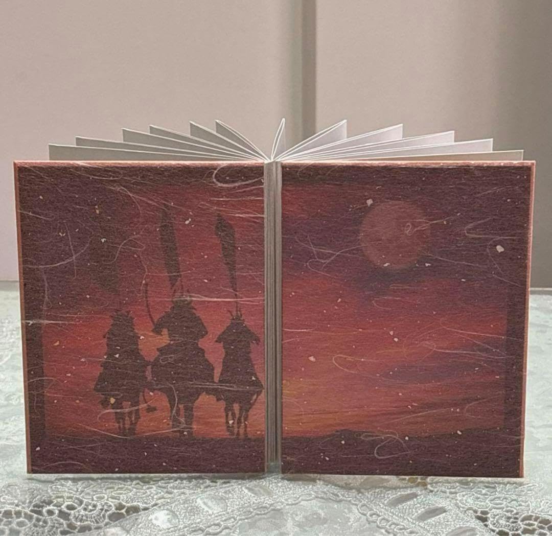 御城印帳（ポケット付き）オリジナル 製本・製作｜京都 滝和紙店 ポケット 御城印帳 武将 Part2