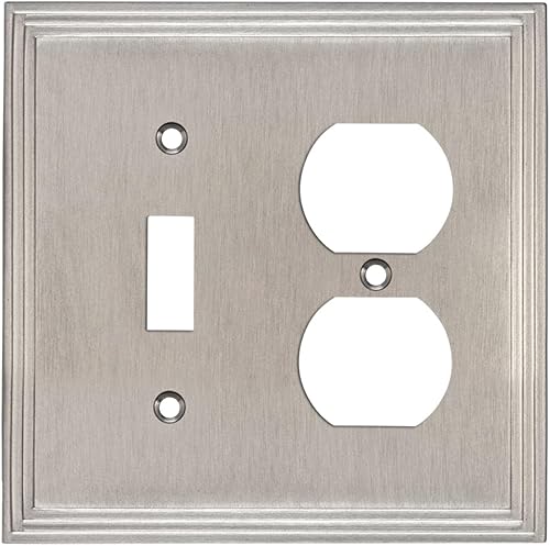 Miniatura 5 de Nostalgic Warehouse 719882 Deco - Placa de interruptor con doble basculante, cromo brillante