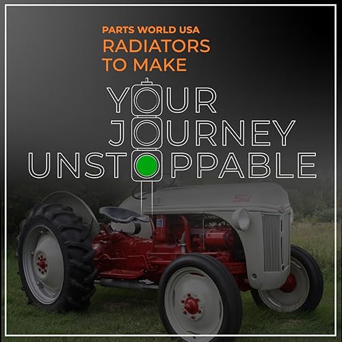 Miniatura 8 de Radiador para Ford Tractor 2000 2600 3000 3400 3500 4000 4100 4400 compatible con FordNew Holland 2000 Series 3 Cyl 65-74 2300 230A 231 2310 233 234