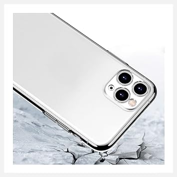 Duo9 Case for TCL 501 T433D (6.00 Inches) Transparent TPU Silicone Protective Case Cover + Tempered Glass Screen Protector