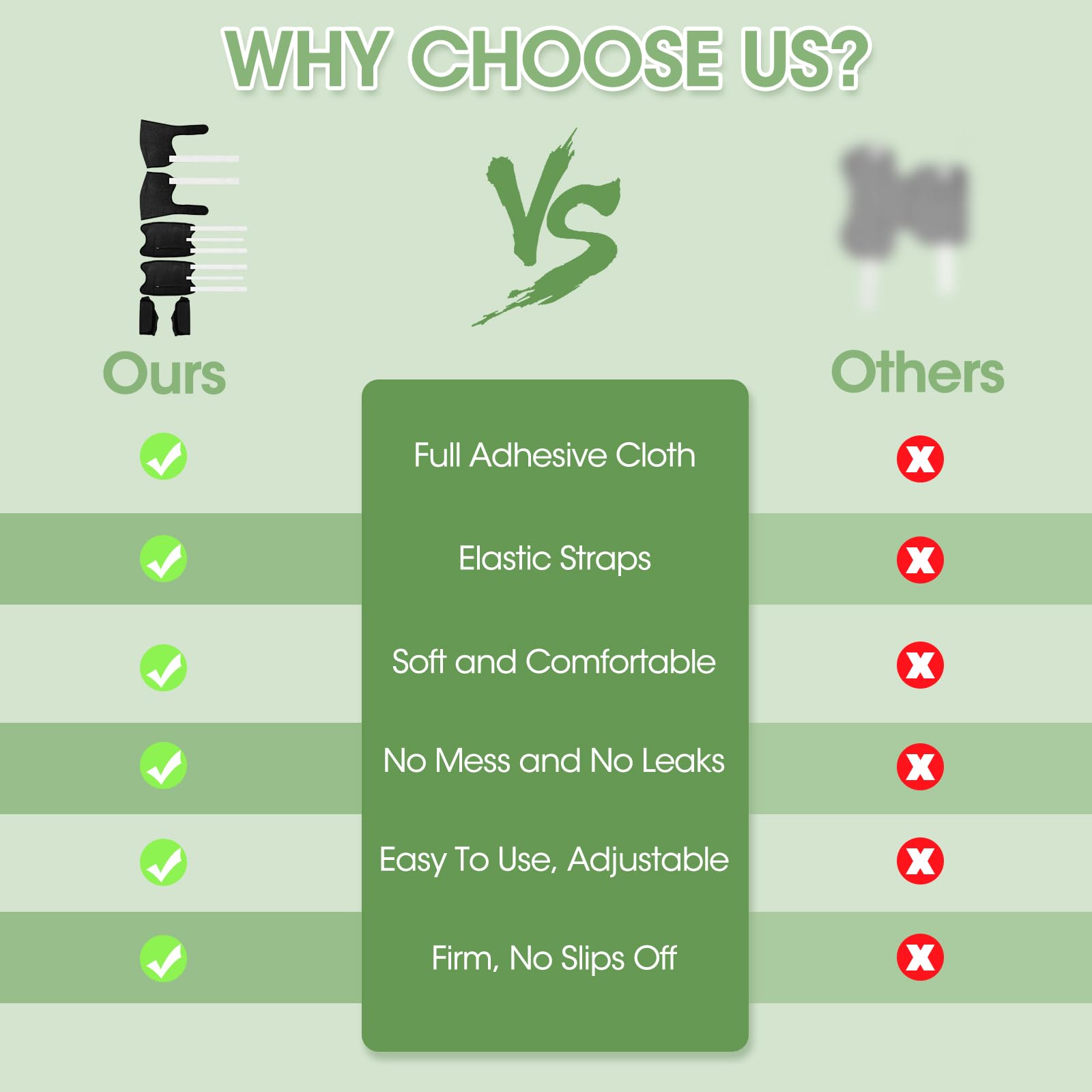 Viowey Castor Oil Pack Wrap for Men Plus Size, 8 PCS Reusable Castor Oil Wraps for Shoulder Knee Hand, Flannel Cotton, Machine Washable (Black)