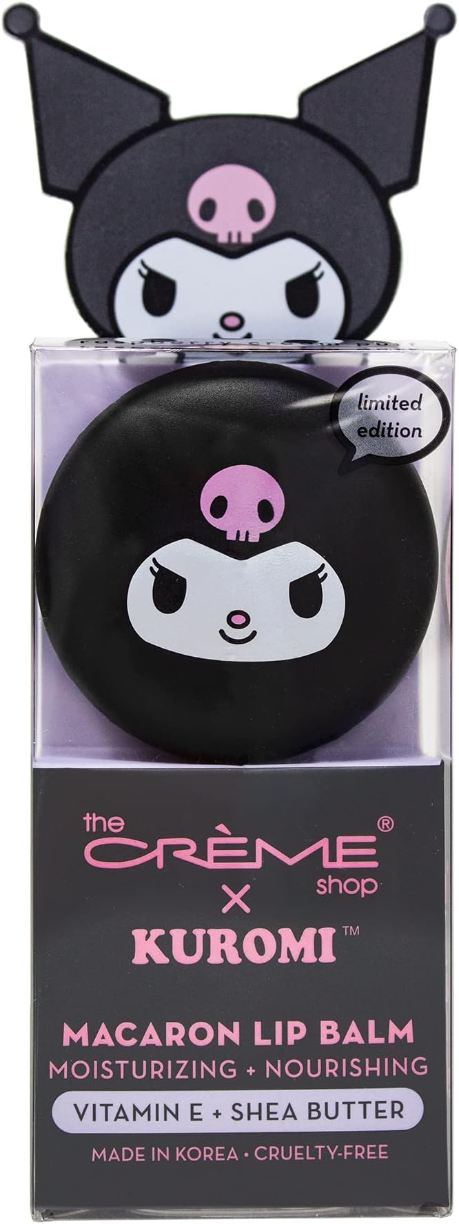 x Kuromi Macaron Lip Balm - Raspberry Cream Puff