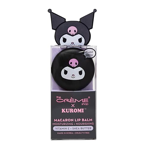 The Crème Shop x Kuromi Bálsamo Labial Macaron - Puff de Crema de Frambuesa