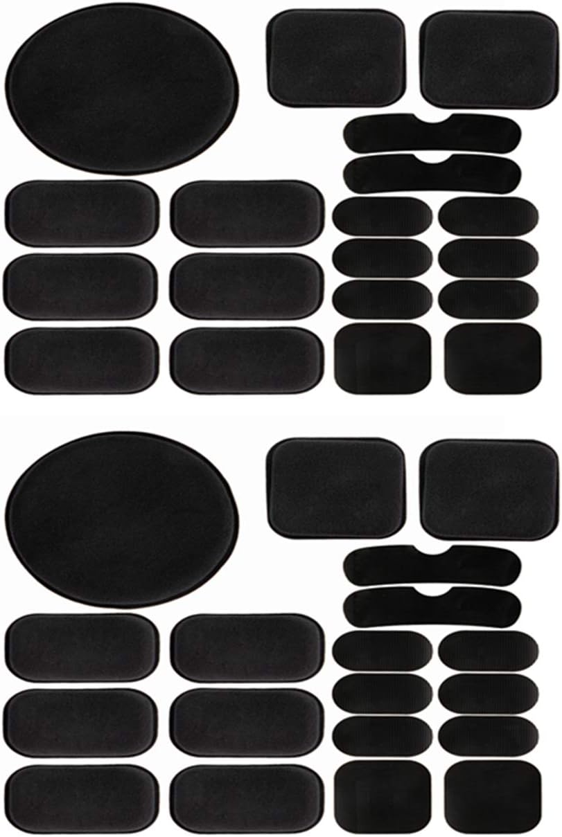 Universal Airsoft Helmet Pads 19pcs/Set Tactical Helmet Replacement Foam Motorcycle Padding Kits Bicycle Bike Accessories Mats for Fast Mich CS ACH FMA USMC PASGT