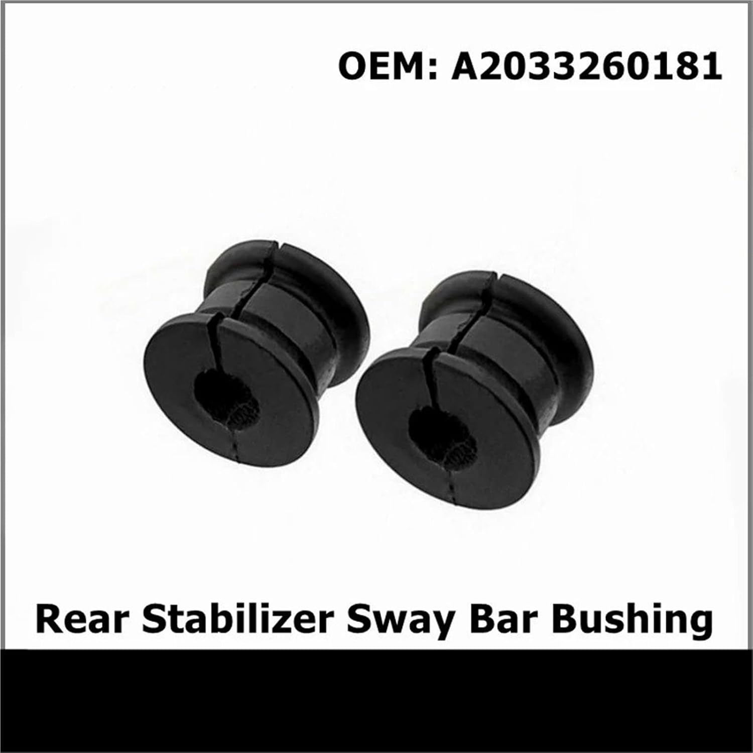 Suspension Bushing Kit For Benz W203 C209 C230 C350 2Pcs Car Rear Torsion Bar Rubber Bushing A2033260181 2033260181