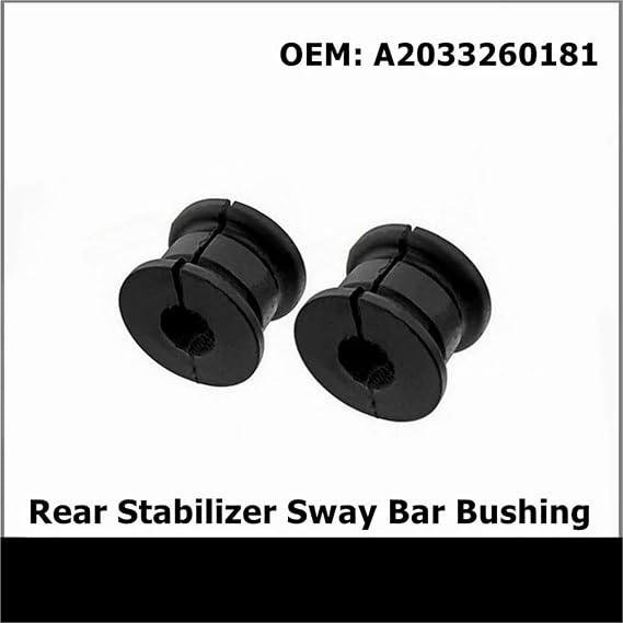 Contorl Arm Bushing For Benz W203 C209 C230 C350 2Pcs Car Rear Torsion Bar Rubber Bushing A2033260181 2033260181