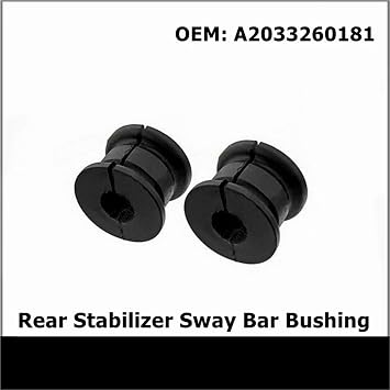 Contorl Arm Bushing For Benz W203 C209 C230 C350 2Pcs Car Rear Torsion Bar Rubber Bushing A2033260181 2033260181