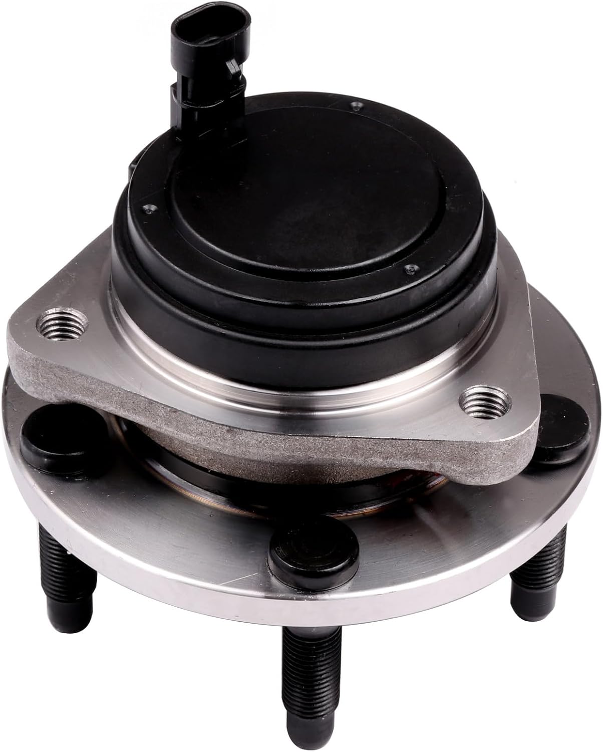 ANGLEWIDE(2-Pack) Left+Right+Front Wheel Hub Bearing Assembly with ABS Sensor 5 Lugs Fits for 2012-2013 for Chevrolet Caprice PPV 3.6L,2011-2013 for Chevrolet Caprice PPV 6.0L Replacement OE 513280