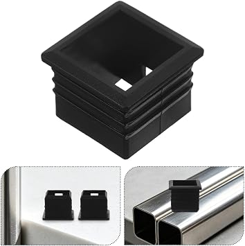 10pcs Square Tube Insert Converter Plastic 40mm to 30mm