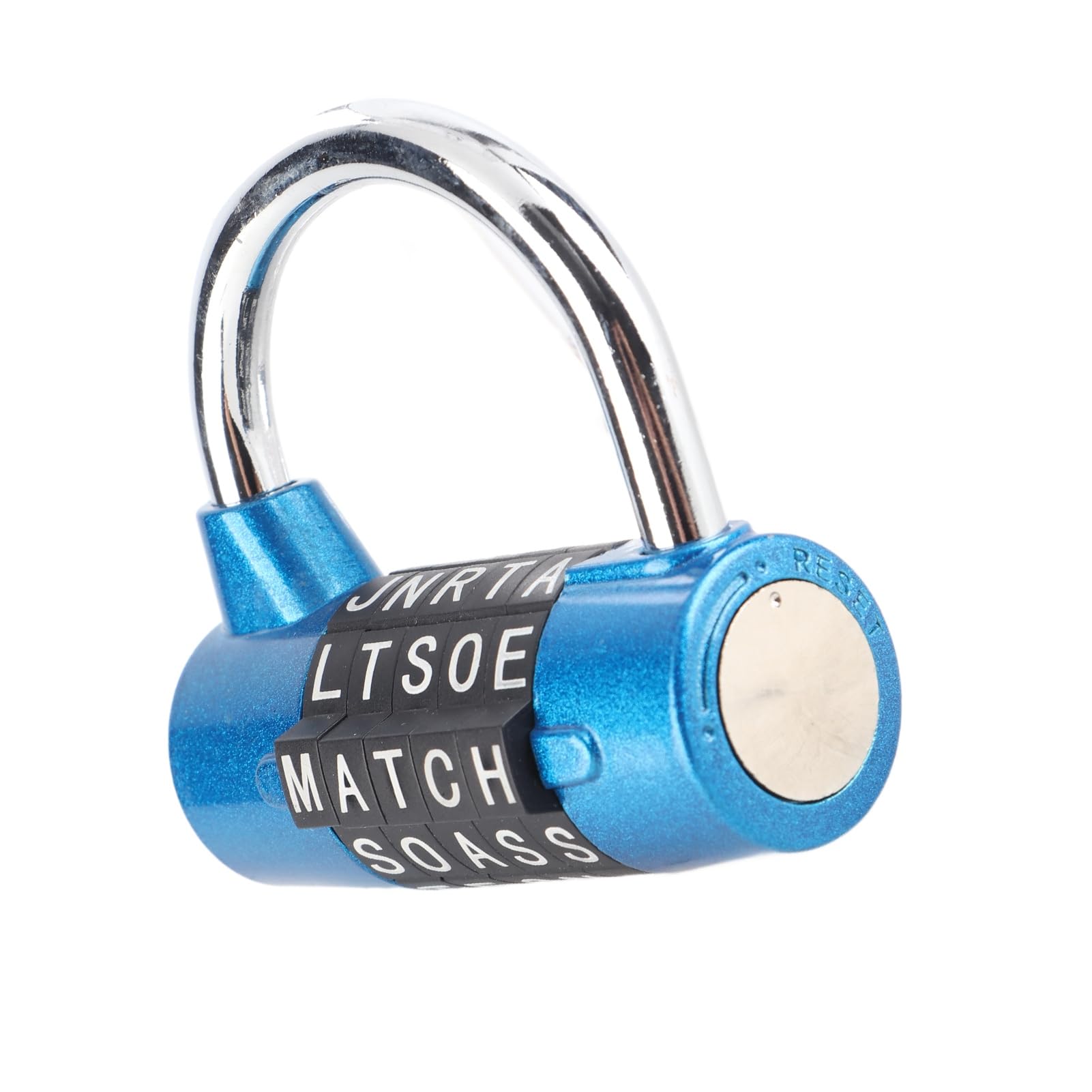 lyrlody Lucchetto a Combinazione 5 Cifre, Codice a Rotelle Numerico, Resettabile, in Lega di Zinco e Acciaio, per Valigia, Palestra, Borsa Viaggio, Porta (BLUE)