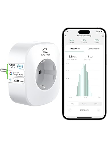 EIGHTREE Smart-WLAN-Steckdose, bidirektional
