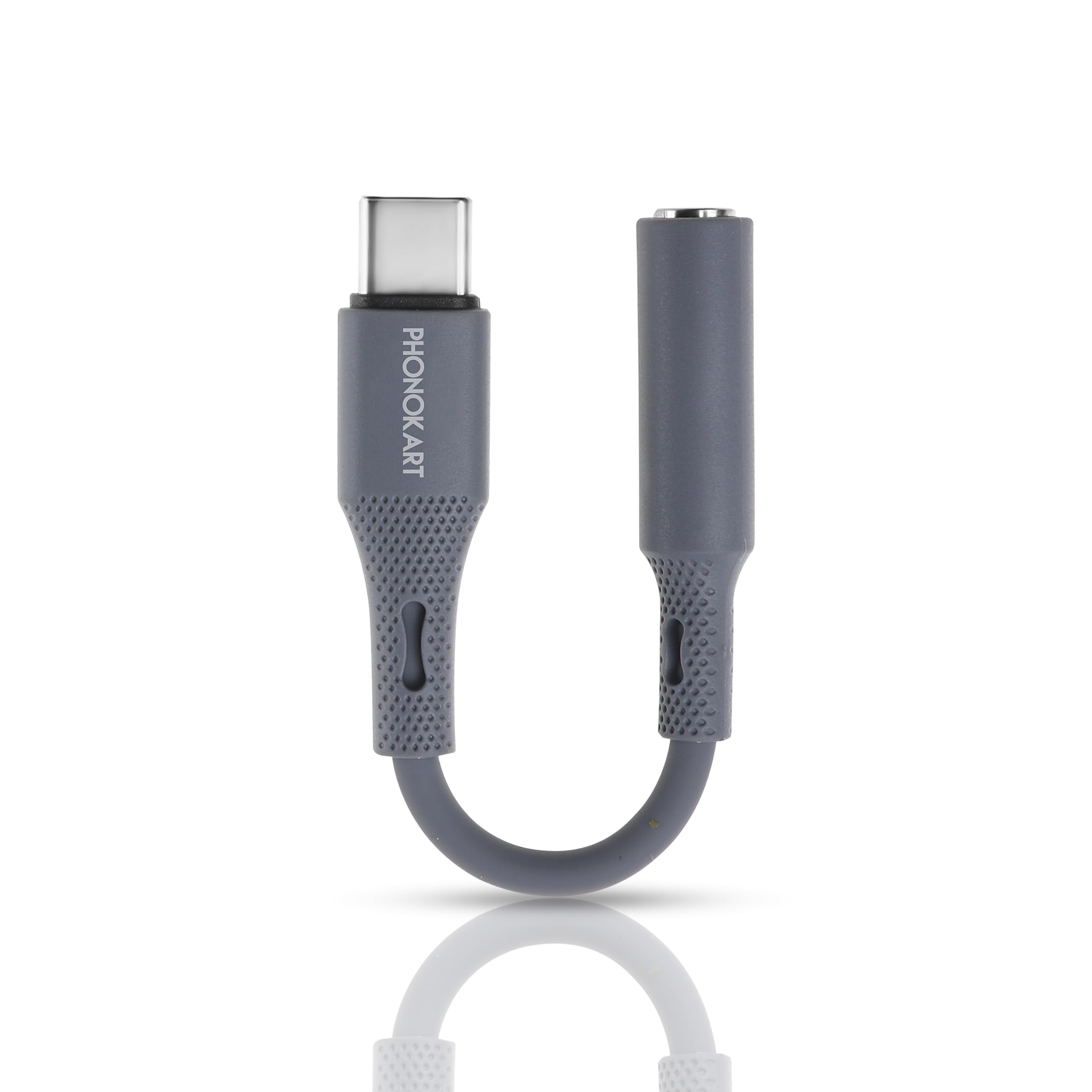 Phonokart Type C to 3.5 mm Audio Jack Connector with DAC Headphone Converter Adapter Compatible with iPhone 11,12,13,14,1516 (Pro,Pro max&Plus) Galaxy S23/S22/S21/S208 & Other Type C Phones |GREY|-image-47