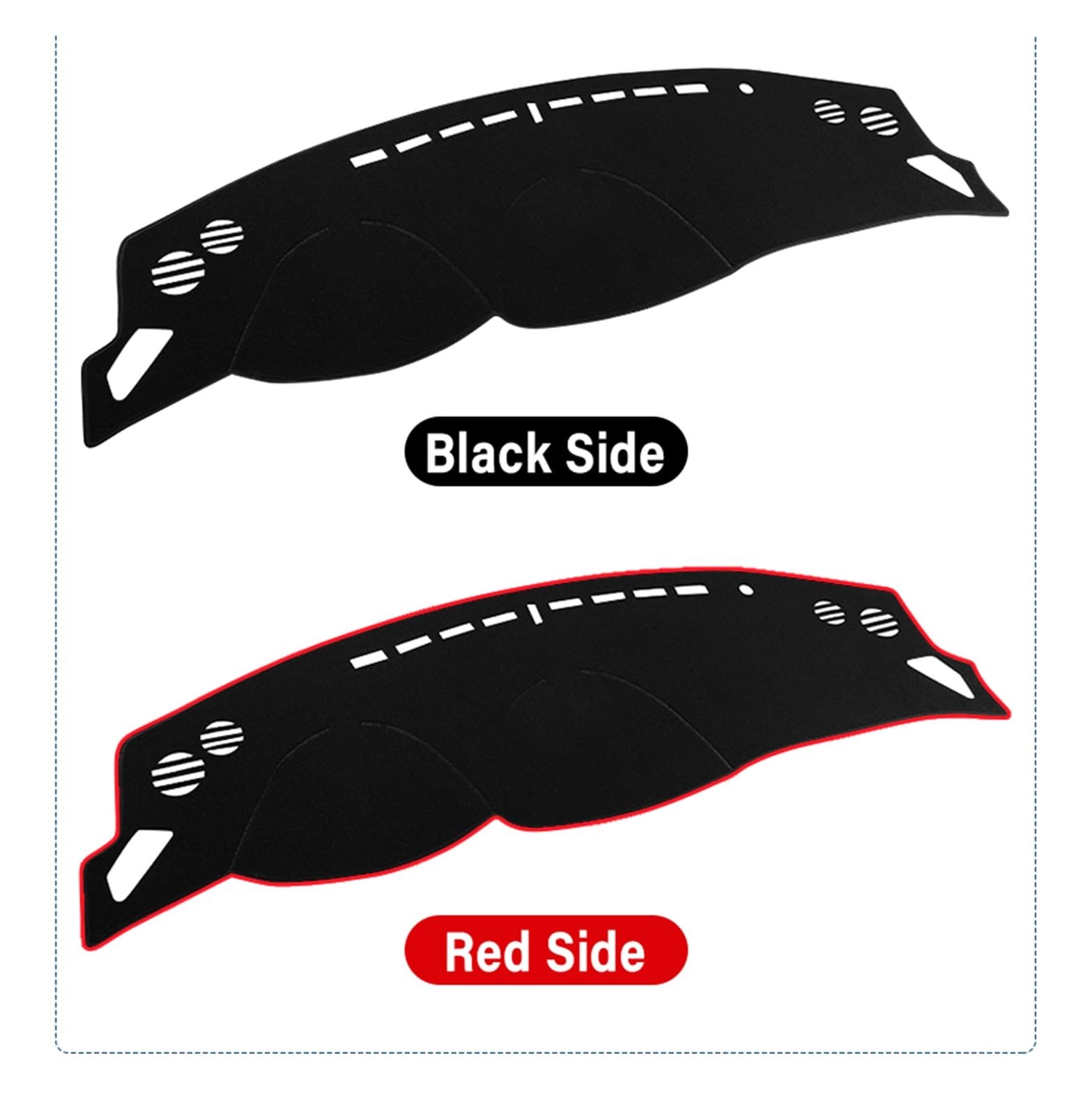 Copertura Parasole Dash Zerbino Per Toyota 86 2012 2013 2014 2015 2016 2017 2018 2019 2020 Copertura Cruscotto Auto Tappetino Parasole Accessori(A Black SideLHD)