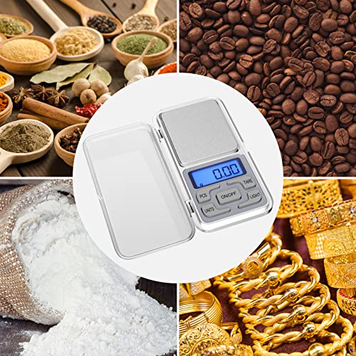 Gvolatee Digital Köksskala - Mini Multivåg med LCD-display 0,1g-500g