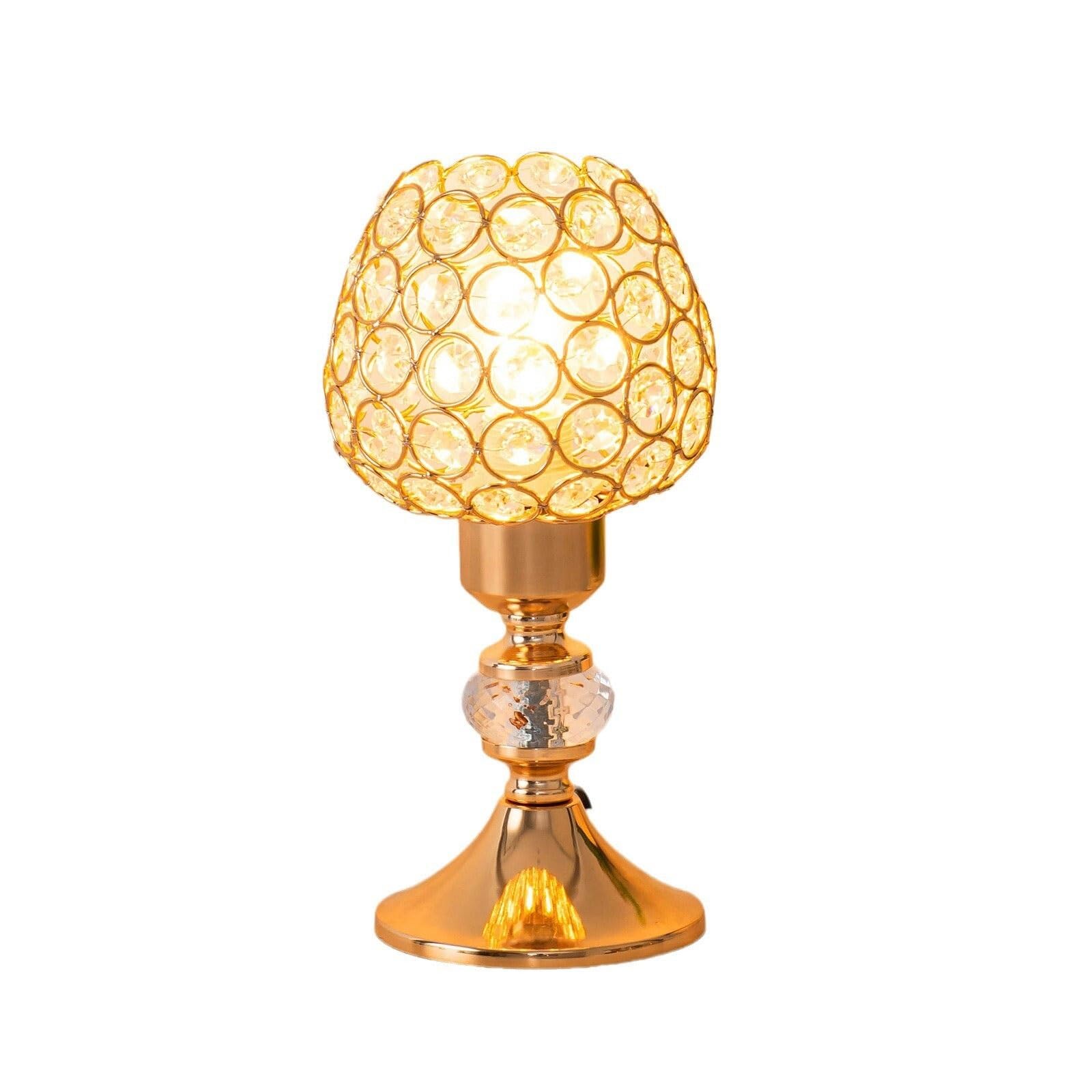 Zeng25liangOu-12 Bedside Lamps Crystal Table lamp Bedside Lighting Bedroom Atmosphere