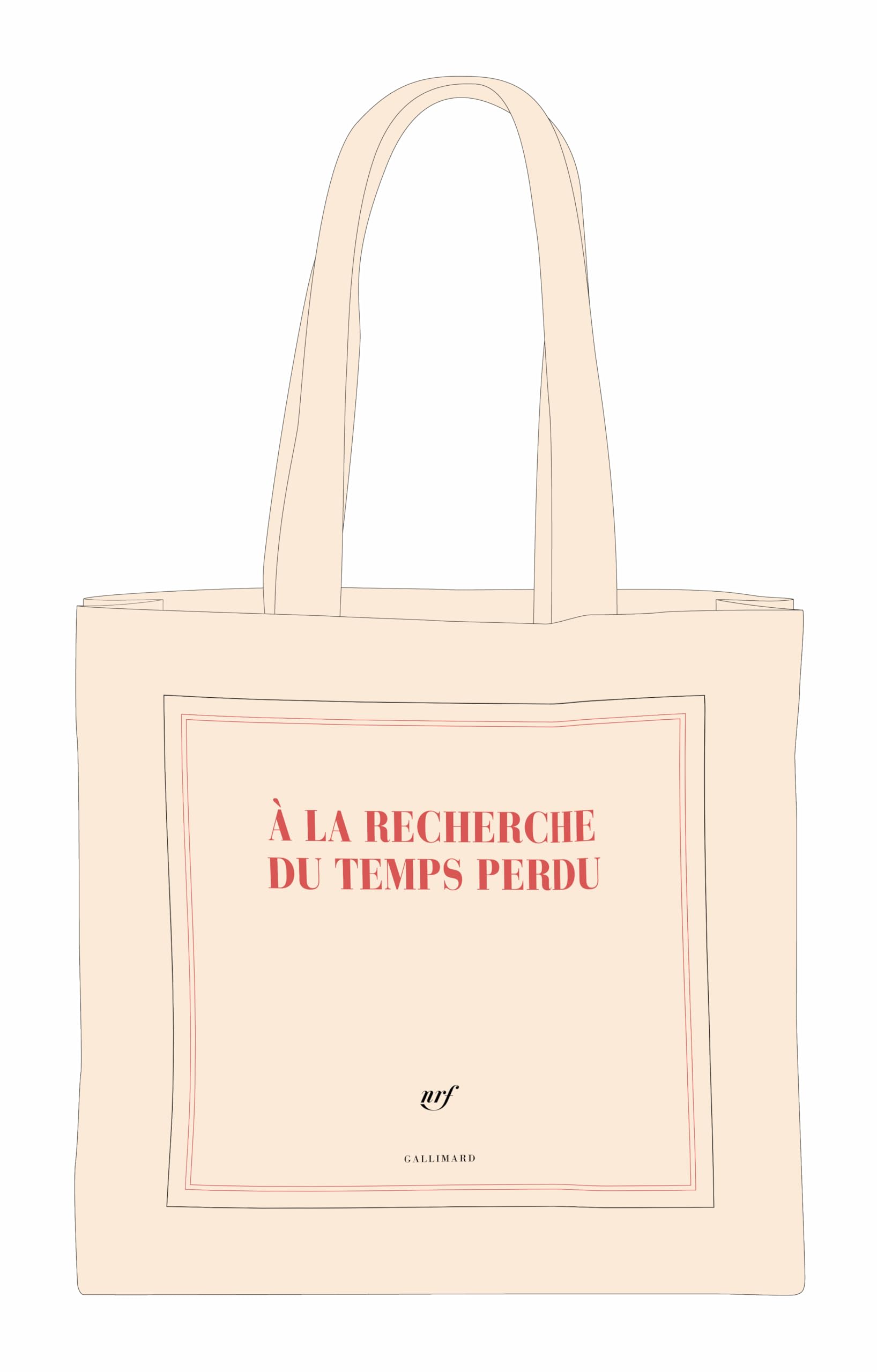 Sac tissu "À la recherche du temps perdu" (papeterie)