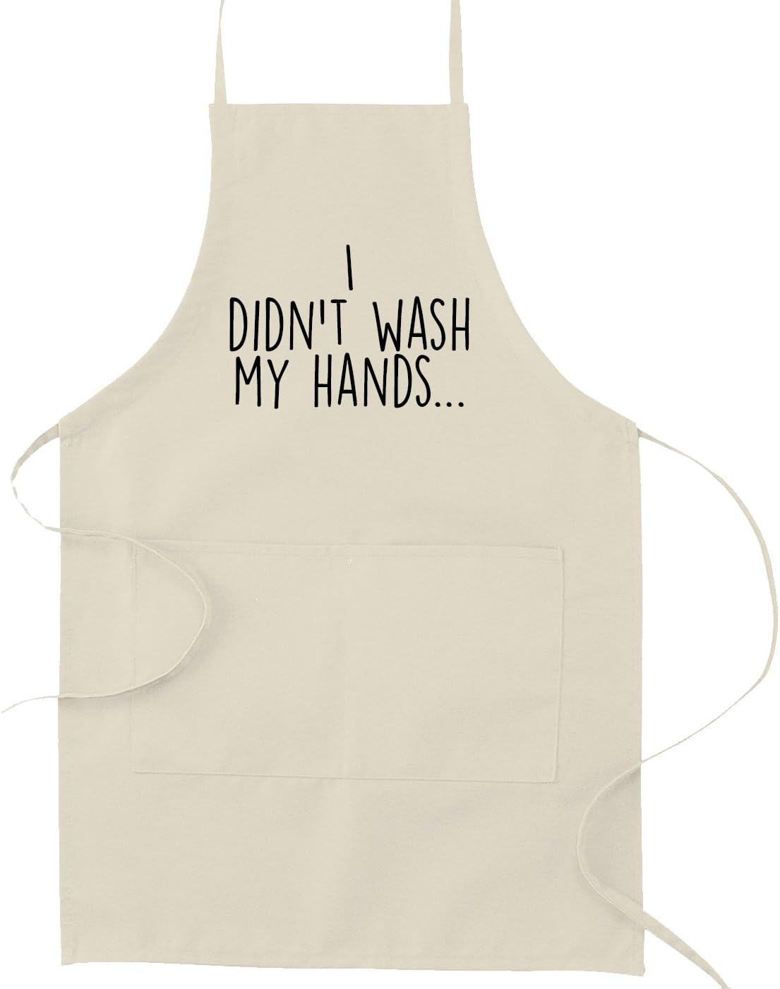 Decal Serpent I Didn't Wash My Hands Funny Parody Cooking Baking Kitchen Apron - Forest Green