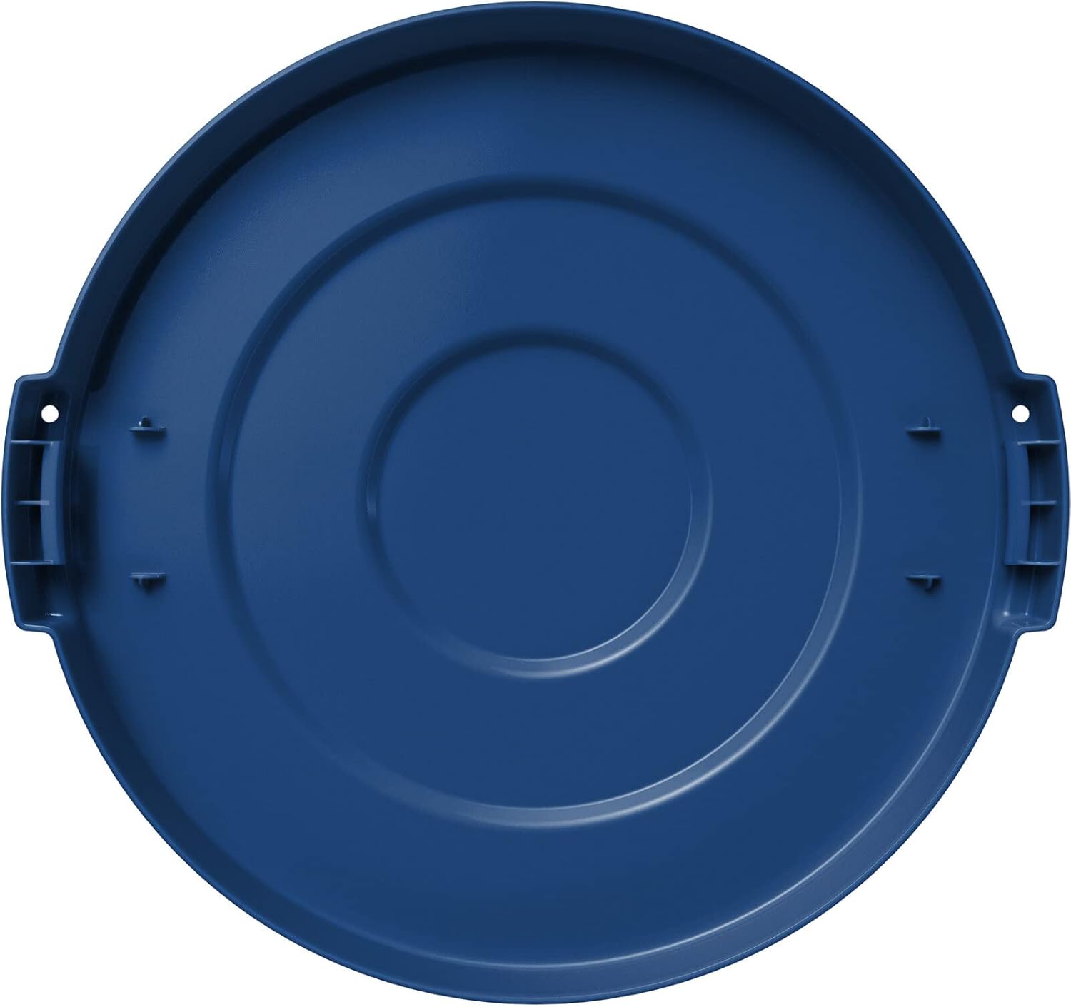 SPARTA Bronco Lid for 10 Gal. Bronco Trash Can, Food-Safe, NSF and HACCP-Compliant, Lid for Commercial Use (Container Sold Separately – Fits Bronco Only), Polyethylene, 10 Gallon, Blue (Pack of 6)