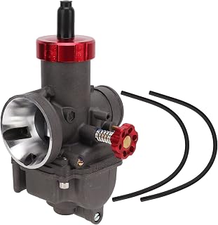 Conjunto De Carburador XTevu - Carburador De Estrangulamento Manual De Metal De 28 Mm Compatível Com Keihin CR80 CR80RB CR85 CR85R KSR 110 KX80 KX100