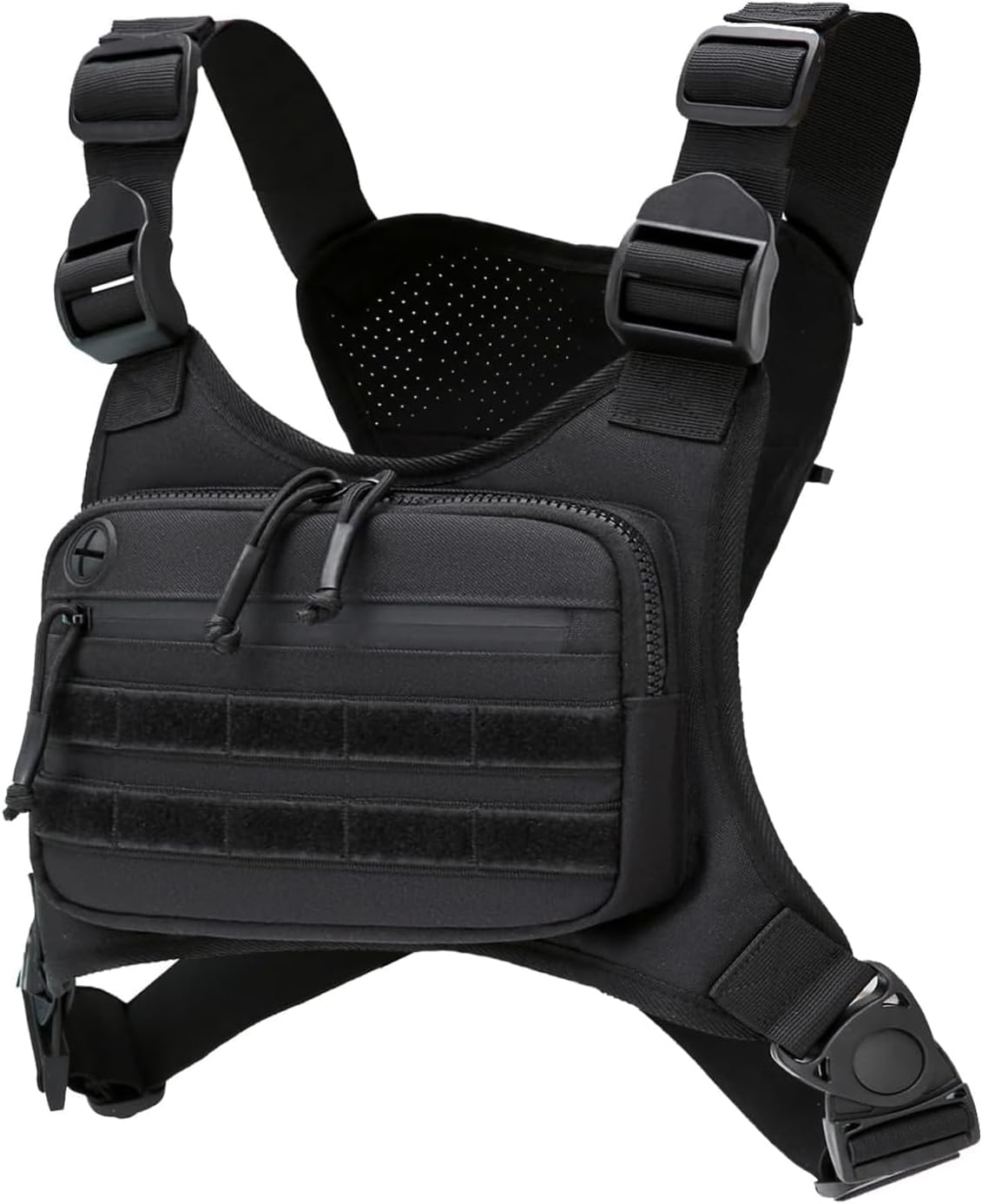 Minimalist Chest Bag For Men and Women, Chest Bag Vest For Running, Cycling. EDC Chest Pack Rig For Sports and Workouts