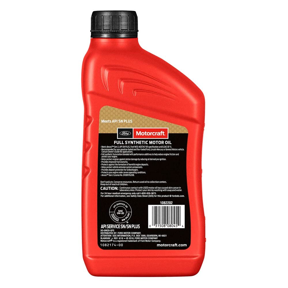 Amazon.com: Motorcraft Oil : Automotive
