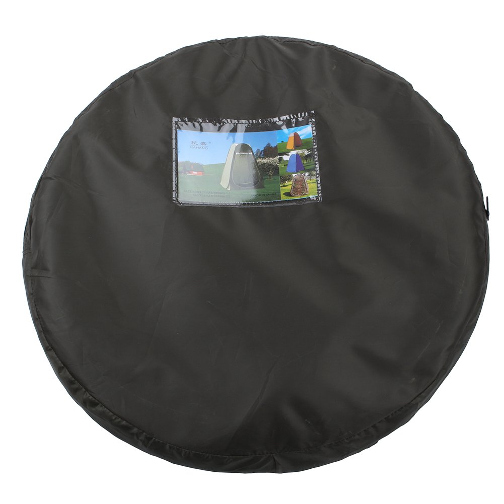 Carga emergente portátil Impermeable Refugio Plegable Compacto Ligero para Acampar el aderezo de Ducha de Playa Camuflaje Verde 75 Pulgadas