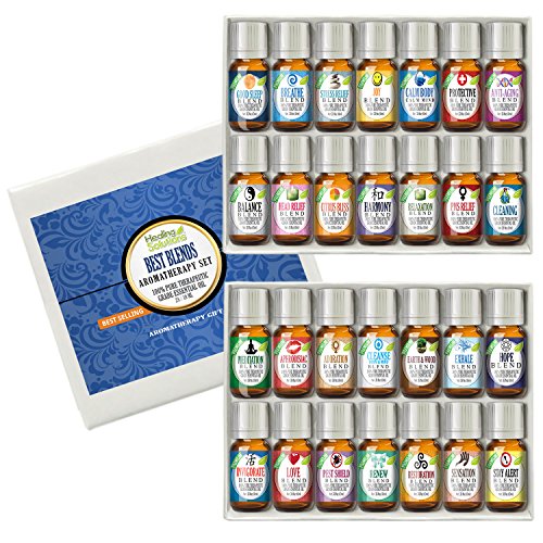 Best Blends Set of 28-100% Pure, Best Therapeutic Grade Essential Oil - 28/10mL