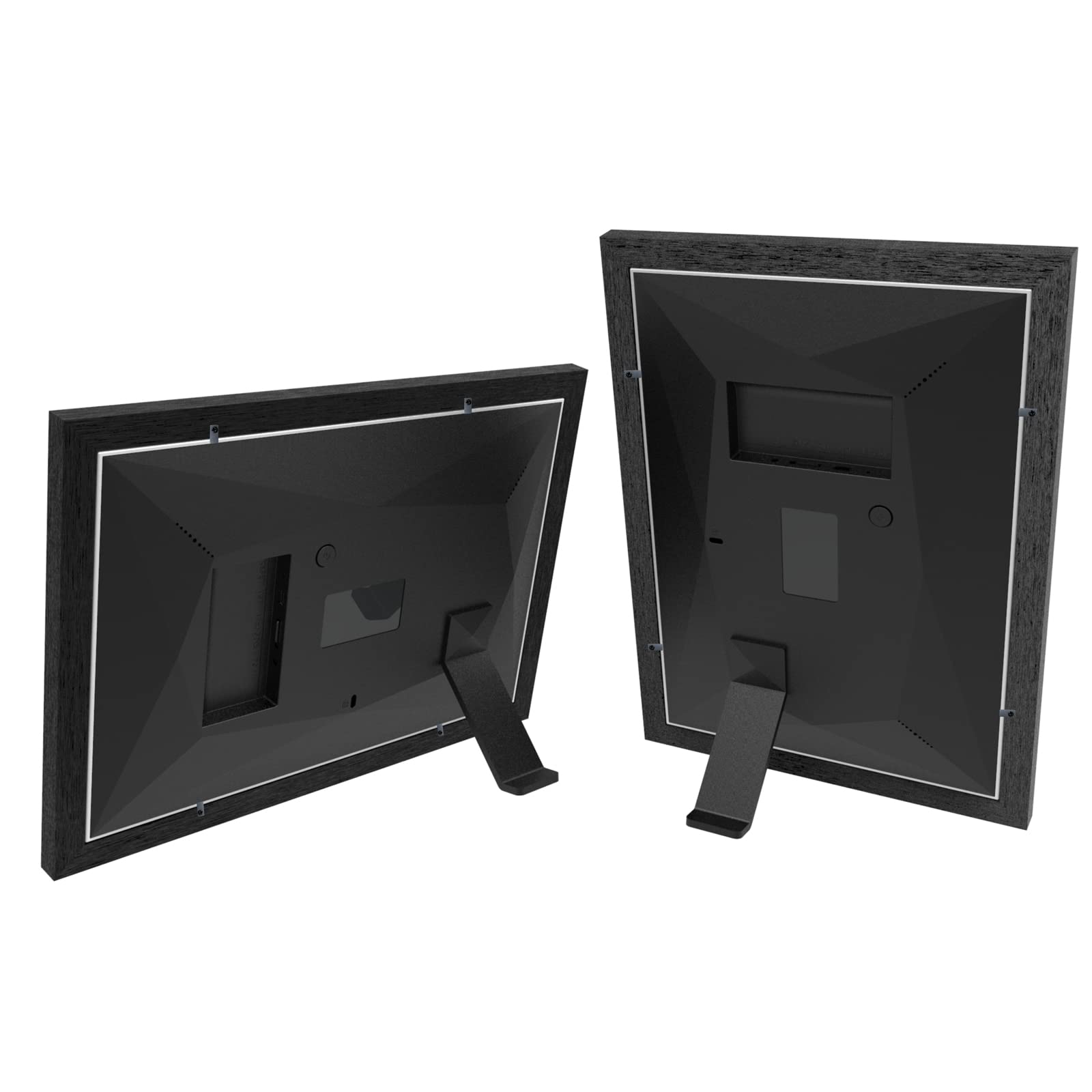 Cadre de lucarne : cadre photo numérique Wifi 10 pouces, envoyer des photos par e-mail de n'importe où, écran tactile, cadeau d'installation sans effort en une minute pour les amis et la famille (noir