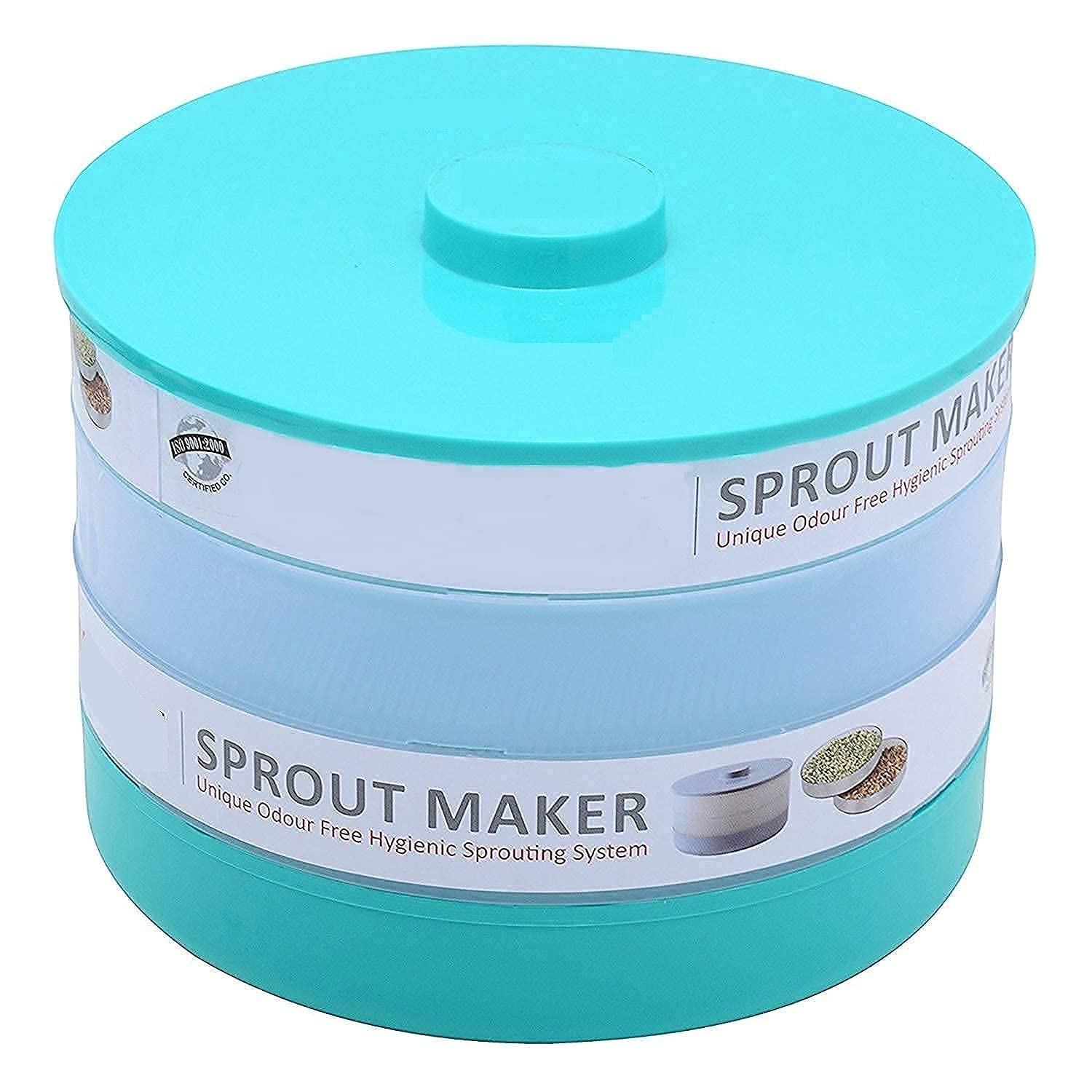 VIYAONE Sprout Maker with 3 Layer | Organic Home Making Fresh Sprouts Beans for Living Healthy Life Sprout Maker 3 Bowl Container Sprout Maker for Home Plastic Sprout Maker Box (Multi)
